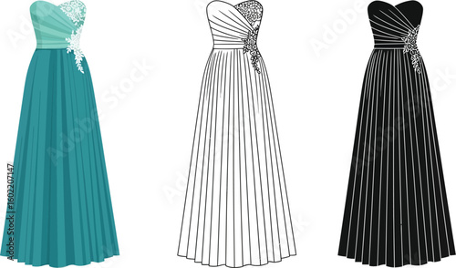 Find the perfect strapless evening gown dress for your next formal occasion today