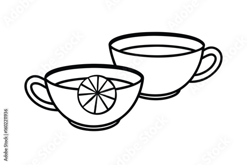 Teacups With Lemon Slices