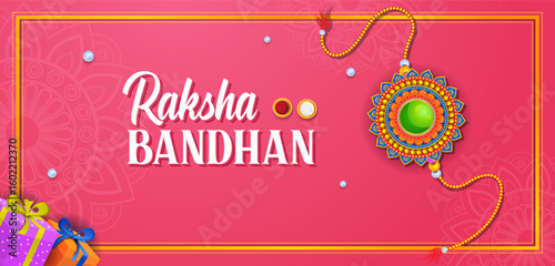 Decorated rakhi for Indian festival Raksha Bandhan