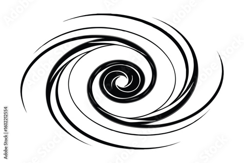 Stylized Hurricane Swirl