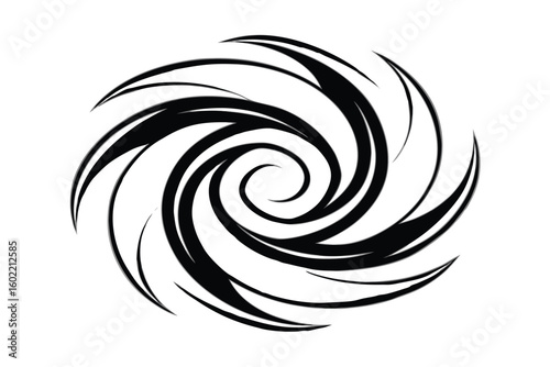 Stylized Hurricane Swirl
