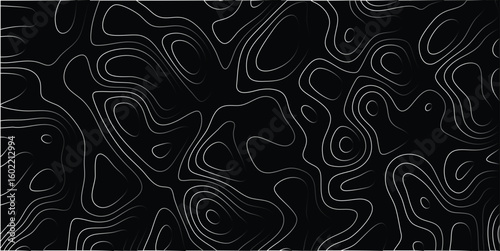 Abstract topographic contour map illustration in grayscale showing a blend of natural and organic forms creating a unique visual texture pattern.