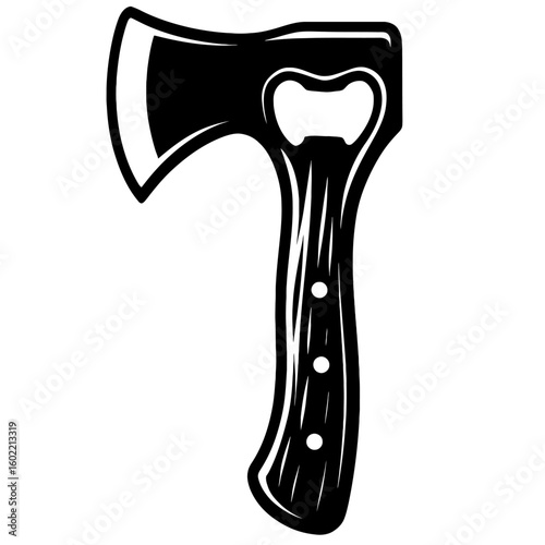 Robust Axe Bottle Opener - A Unique and Functional Tool for Beverages