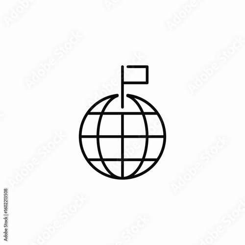 global service icon sign vector