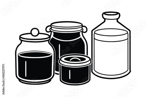 Kitchen Jars And Containers