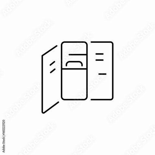 gym locker icon sign vector