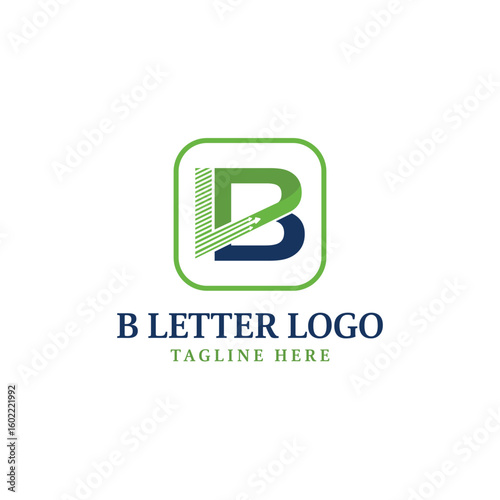 B Letter Logo, Business Logo, Multinational Company Logo, Text Logo.