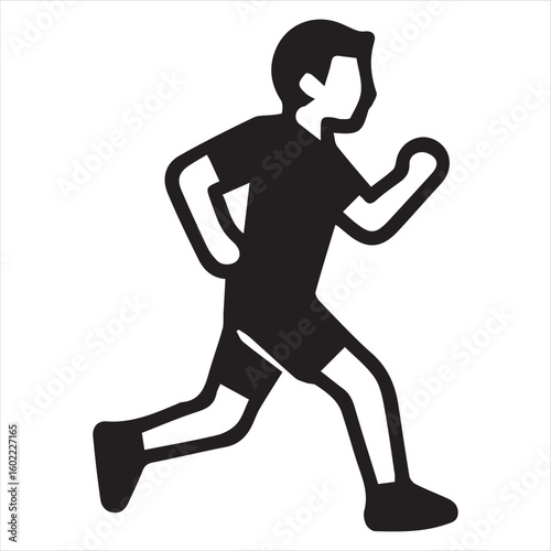 running man silhouette