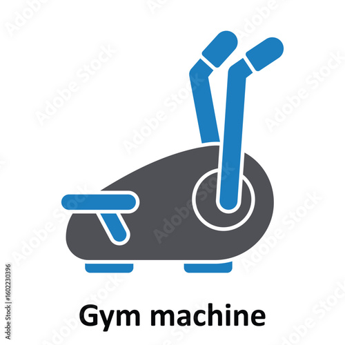  Gym machine Vector Icon which can easily modify or edit