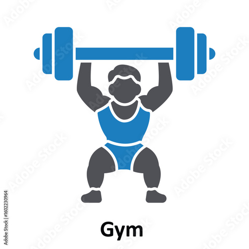 GYM vector icon which can easily edit or modify 