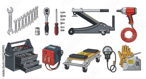 Automotive Repair Tools and Equipment Collection