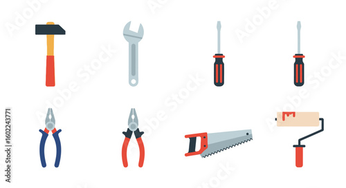 Collection of Essential Hand Tools for DIY Projects