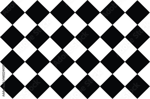 checkered squares in diagonal arrangement seamless silhouette vector