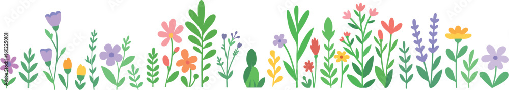 Fototapeta premium vector illustration of a flowers