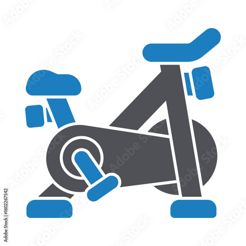 Stationary bike Vector Icon which can easily modify or edit