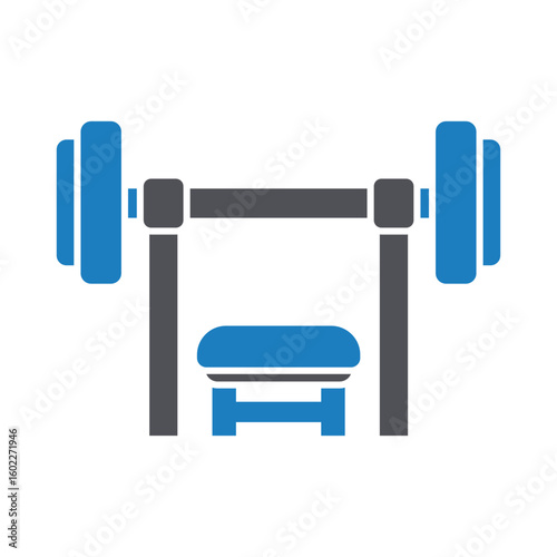 Workout machine Vector Icon which can easily modify or edit