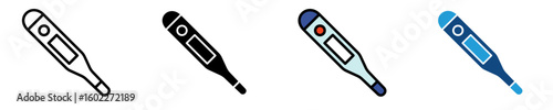 Thermometer  Icon Set Multiple Style Collection