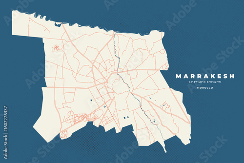 California map vector poster flyer