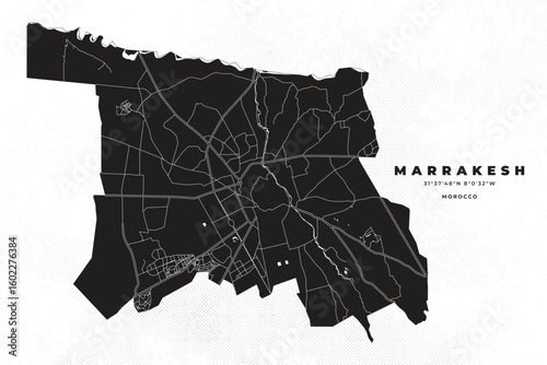 California map vector poster flyer