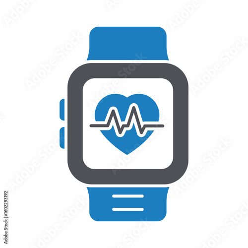 Fitness tracker Vector Icon which can easily modify or edit