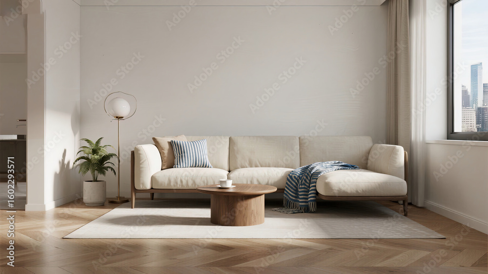 Fototapeta premium living room interior