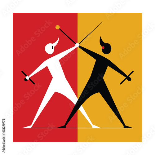 Fencing duel