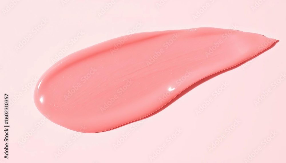 Pink lip balm swatch, creamy texture, skincare product, beauty, cosmetic smear , vector illustration, texture Pink lip balm swatch, creamy texture, skincare product, beauty, cosmetic smear , vector illustration, texture