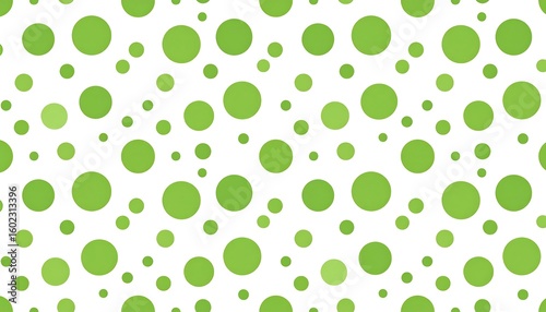 Light green circles on white background