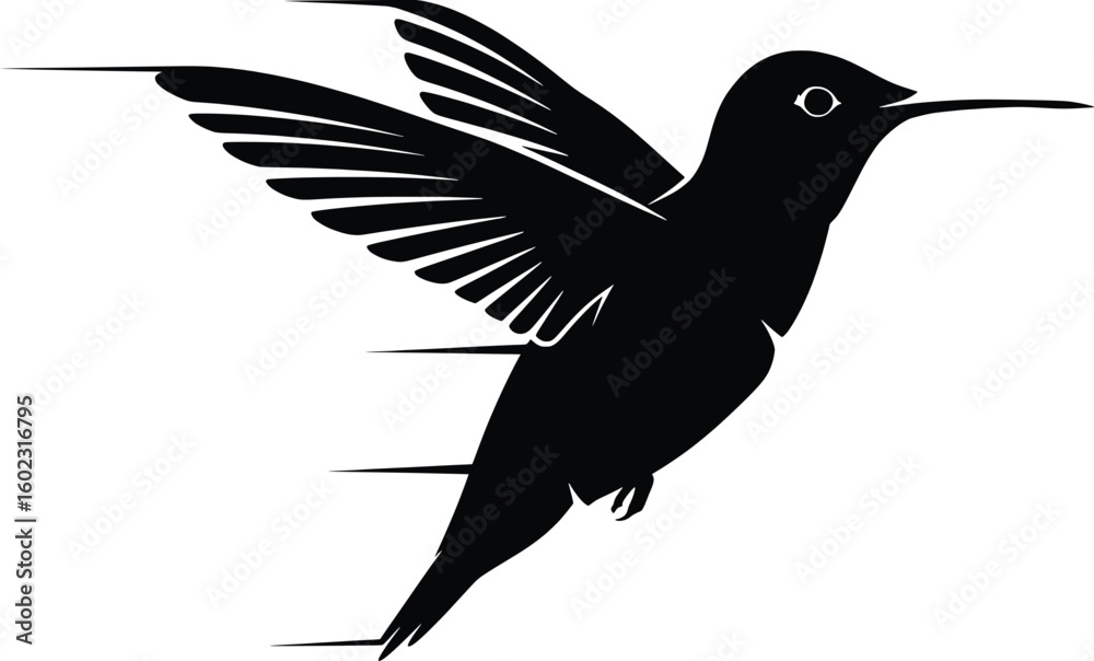 Obraz premium Black Silhouette Illustration