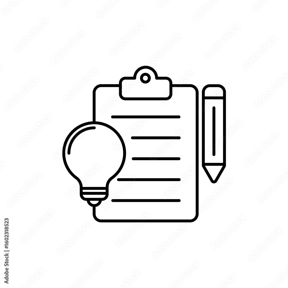 Fototapeta premium Icon a invention, isolated against a clean background. 