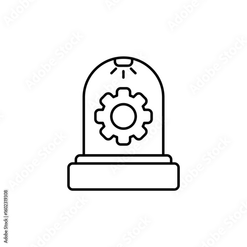 Icon a incubator, isolated against a clean background.
