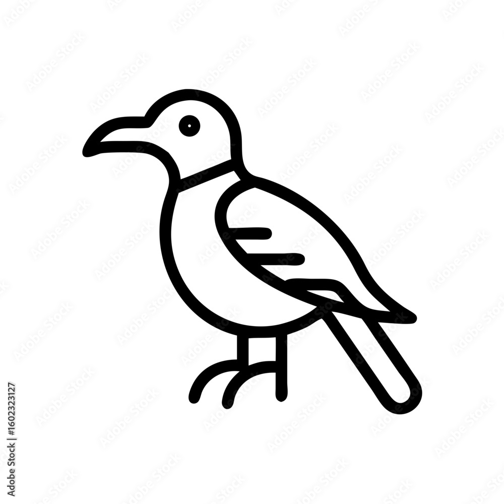 Obraz premium A stylized, geometric illustration of a yellow bird or dove, with simple angular wings and beak, against a plain white background.