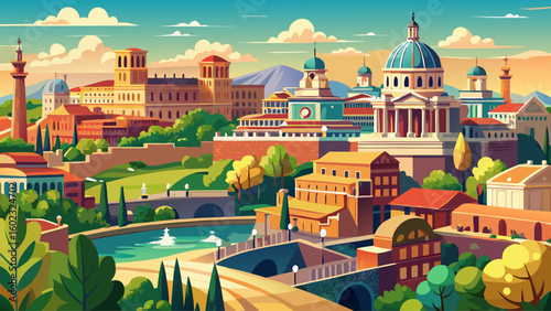  very Beautiful Panorama Rome