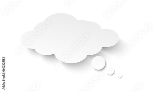 Think paper style bubble. I...