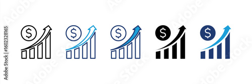 Incremental icon set multiple style collection