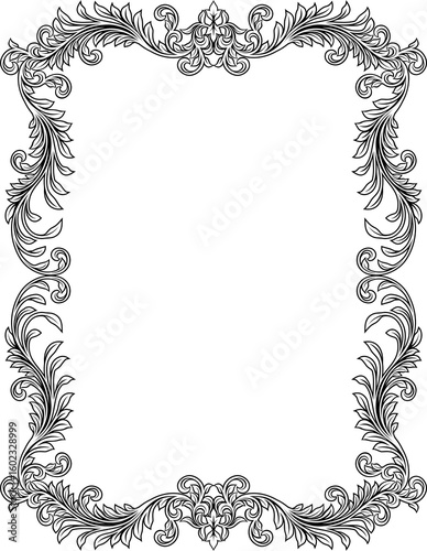 Filigree Heraldic Crest Mot...