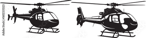 Black helicopters in flight aviation transport, helicopter, aviation, transport, aircraft, rotorcraft, flight, sky, travel, vehicle, modern, black, white, silhouette, wing, propeller, engine, cabin, w