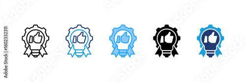 Best Practice icon set multiple style collection