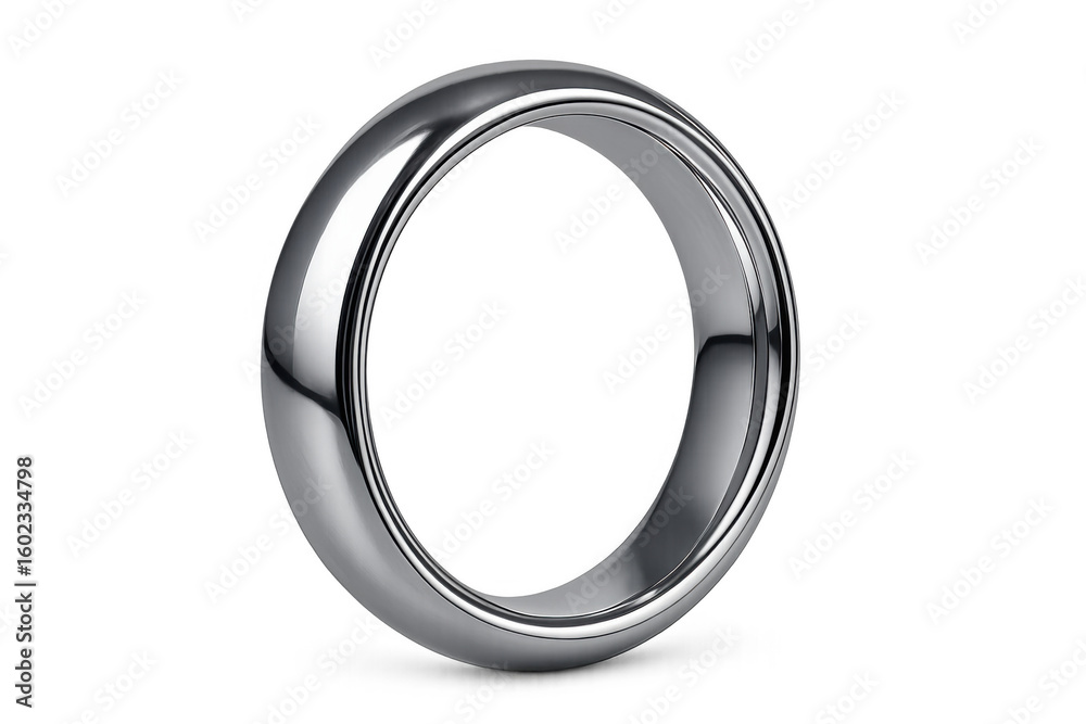 Silver wedding ring shining on a transparent background, symbolizing eternal love, commitment, and the promise of a lifelong partnership Silver wedding ring shining on a transparent background, symbolizing eternal love, commitment, and the promise of a lifelong partnership