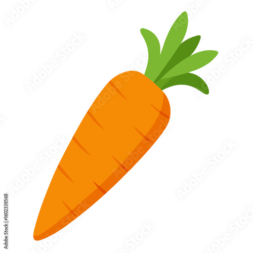 Carrot vector illustration perfect for posters, icon, t-shirts, cards, wall art prints and ai design.