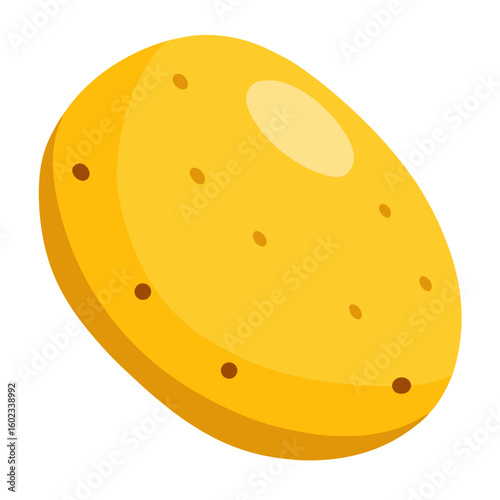 Potato  vector illustration perfect for posters, icon, t-shirts, cards, wall art prints and ai design.