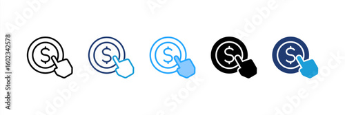 Ppc  icon set multiple style collection