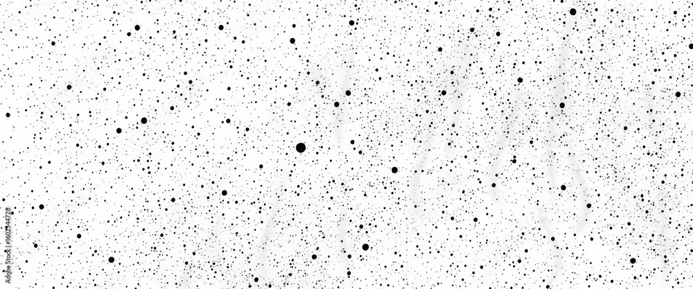 Obraz premium Grainy white texture with black noise, chaotic speckles, scratches, and dots forming a seamless pattern, art, retro