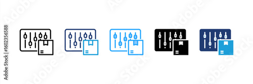 Customization icon set multiple style collection