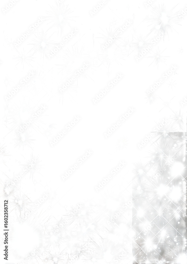 Obraz premium Abstract design with snowflakes and dark center