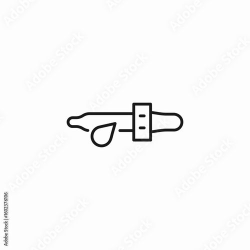 dropper liquid medicine icon sign vector
