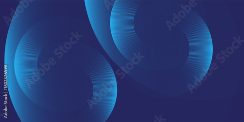 Create a bold look with a circle-centric background featuring a sound wave vector graphic, eps10.
