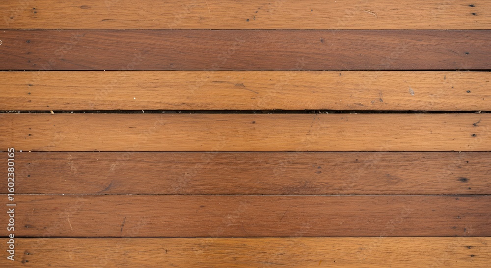 Fototapeta premium Natural Wood Plank Texture Background, Warm Hardwood Surface Pattern