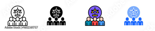 Integrity  Icon Set Multiple Style Collection