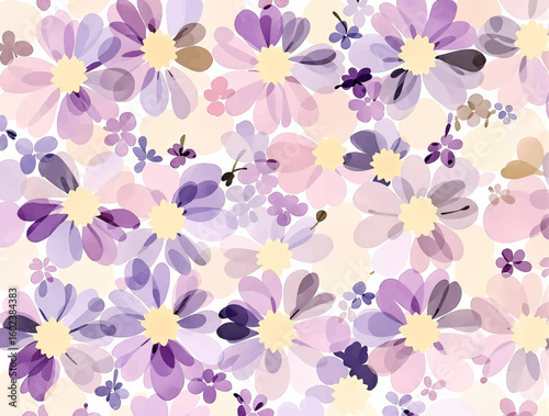 Flower watercolour background